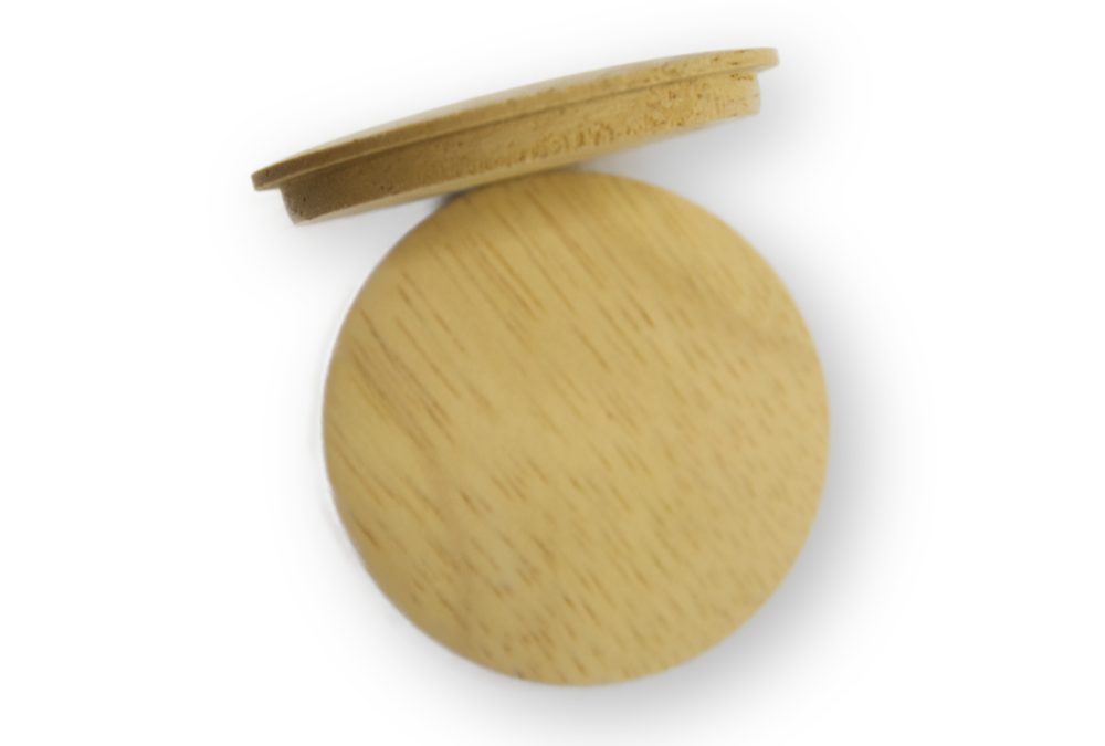 Artikel 011350 – Querholz Abdeck-Kappe, Kopf ganz leicht gewölbt, für 35 mm Ø Sackloch/Bohrung