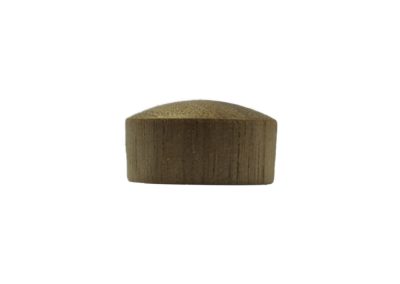 Artikel 201200 – Hirnholz Stopfen, konisch, oben leicht gewölbt, 9 mm hoch, für 20 mm Ø Sackloch/Bohrung