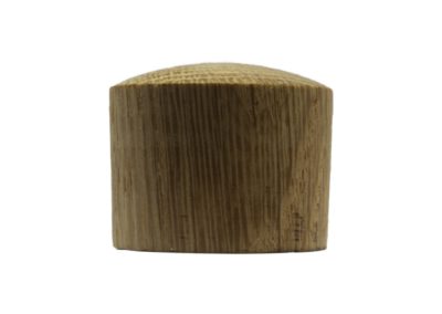 Artikel 201300 – Hirnholz Stopfen, konisch, oben leicht gewölbt, 22 mm hoch, für 30 mm Ø Sackloch/Bohrung