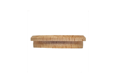 Artikel 006300 – Hirnholz Abdeckkappe, Kopf flach mit umlaufender Fase, für 30 mm Ø Sackloch/Bohrung